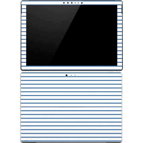 Blue and White Stripes Surface Pro 4 Skin